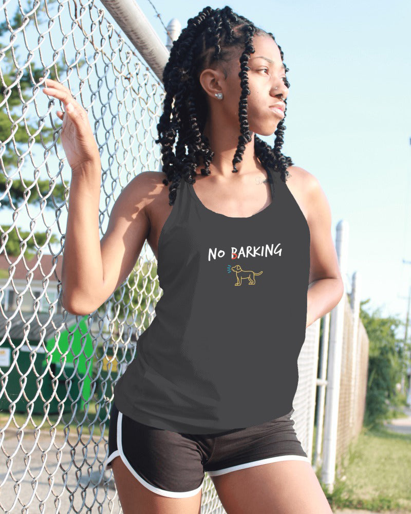 ‘No Barking’ Tank Top