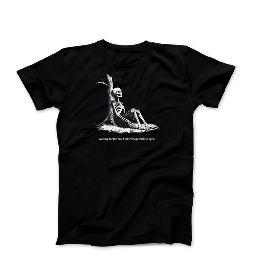 WM-Waiting for the Fair Oaks Village Park to Open-T-Shirt-Black